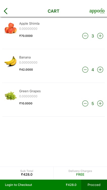 Apporio Grocery eCommerce App